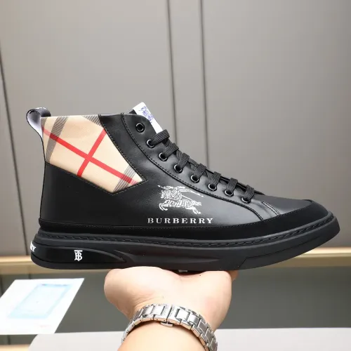 Replica Burberry High Tops Shoes For Men #1471083 $85.00 USD for Wholesale
