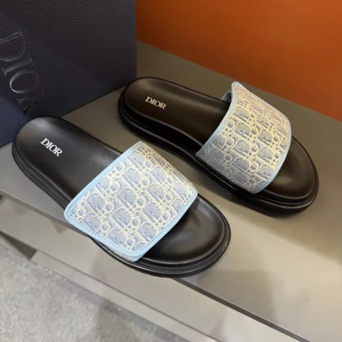 Replica Christian Dior Slippers For Men #1471123 $52.00 USD for Wholesale