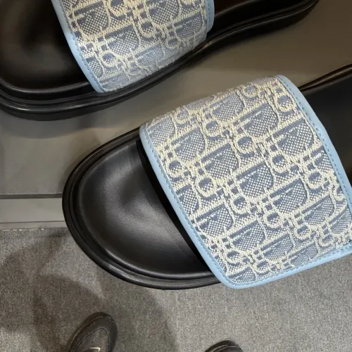 Replica Christian Dior Slippers For Men #1471123 $52.00 USD for Wholesale