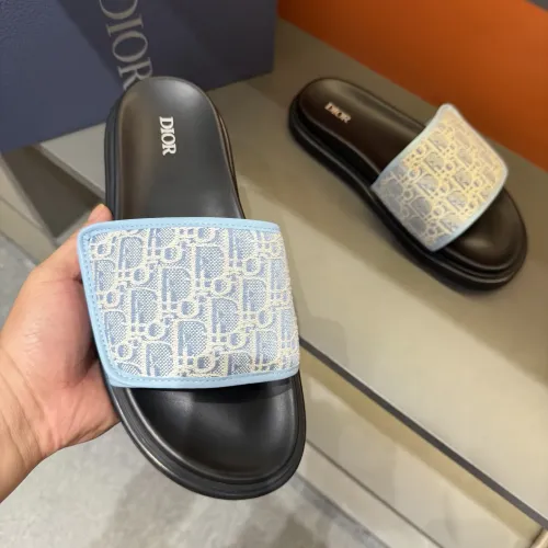 Replica Christian Dior Slippers For Men #1471123 $52.00 USD for Wholesale