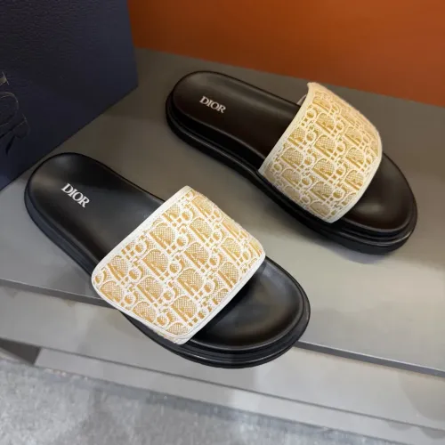 Replica Christian Dior Slippers For Men #1471124 $52.00 USD for Wholesale