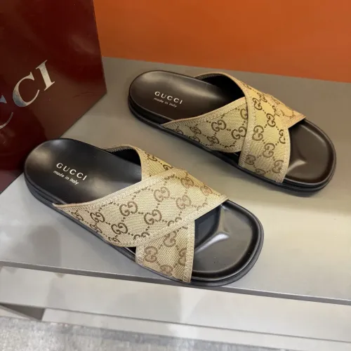 Replica Gucci Slippers For Men #1471150 $52.00 USD for Wholesale
