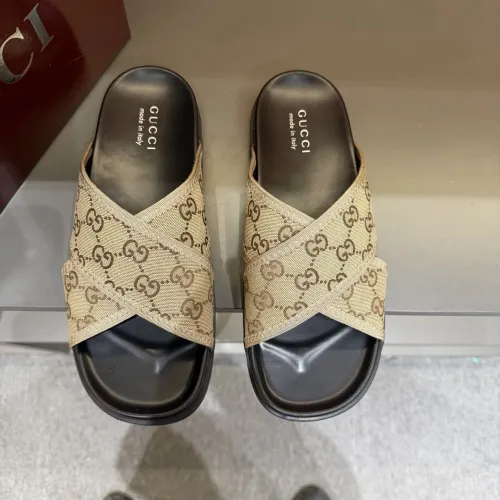 Replica Gucci Slippers For Men #1471150 $52.00 USD for Wholesale