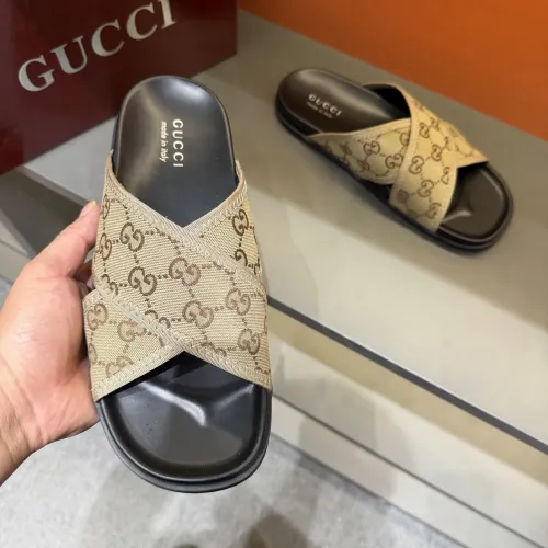 Replica Gucci Slippers For Men #1471150 $52.00 USD for Wholesale