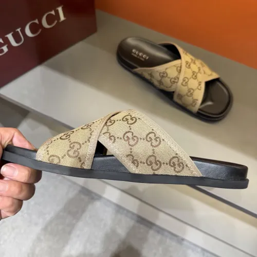 Replica Gucci Slippers For Men #1471150 $52.00 USD for Wholesale