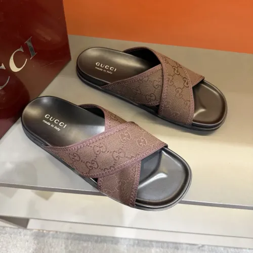 Replica Gucci Slippers For Men #1471151 $52.00 USD for Wholesale
