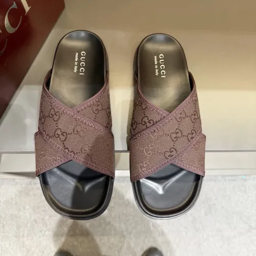 Replica Gucci Slippers For Men #1471151 $52.00 USD for Wholesale