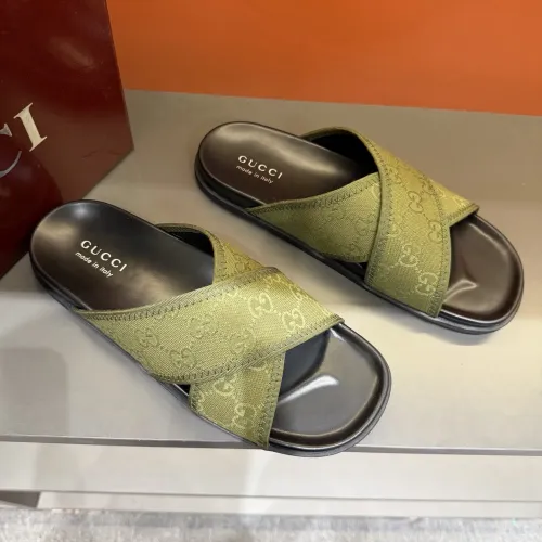 Replica Gucci Slippers For Men #1471152 $52.00 USD for Wholesale