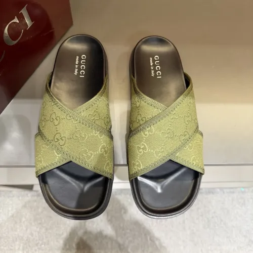 Replica Gucci Slippers For Men #1471152 $52.00 USD for Wholesale