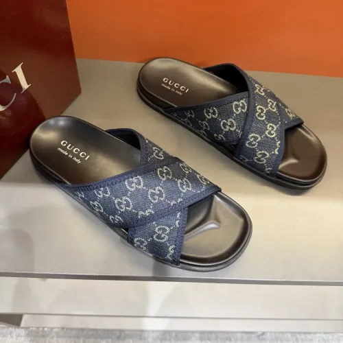 Replica Gucci Slippers For Men #1471153 $52.00 USD for Wholesale