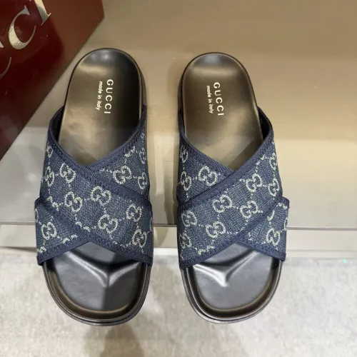 Replica Gucci Slippers For Men #1471153 $52.00 USD for Wholesale