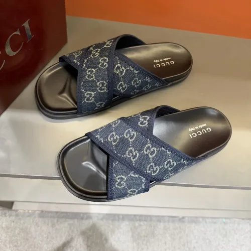 Replica Gucci Slippers For Men #1471153 $52.00 USD for Wholesale