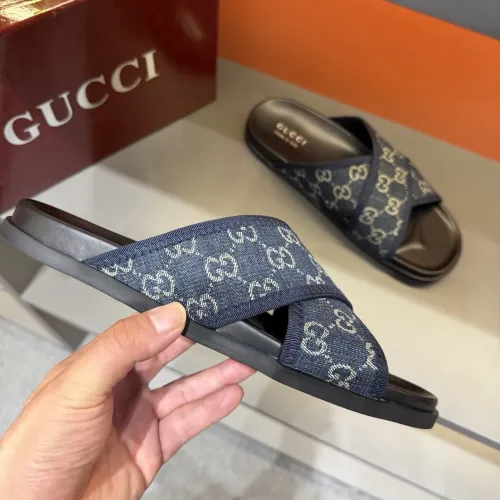 Replica Gucci Slippers For Men #1471153 $52.00 USD for Wholesale