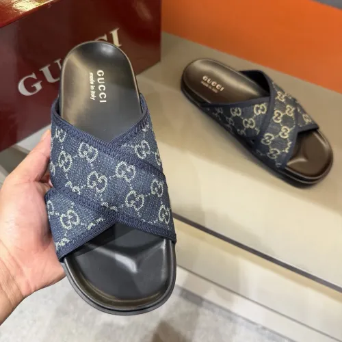 Replica Gucci Slippers For Men #1471153 $52.00 USD for Wholesale
