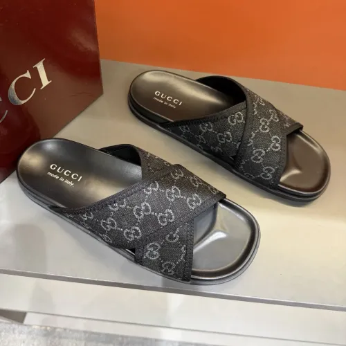 Replica Gucci Slippers For Men #1471154 $52.00 USD for Wholesale