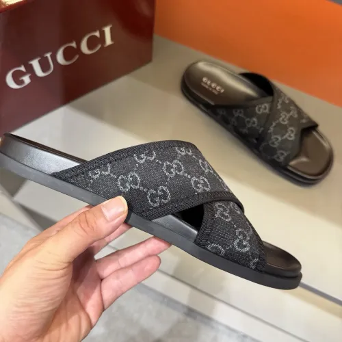 Replica Gucci Slippers For Men #1471154 $52.00 USD for Wholesale