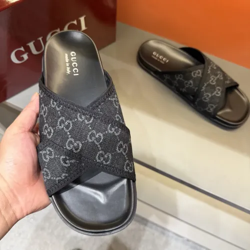 Replica Gucci Slippers For Men #1471154 $52.00 USD for Wholesale