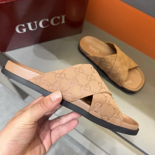 Replica Gucci Slippers For Men #1471159 $56.00 USD for Wholesale