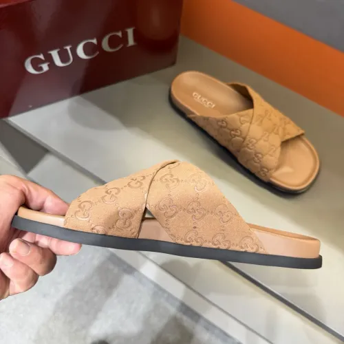 Replica Gucci Slippers For Men #1471159 $56.00 USD for Wholesale