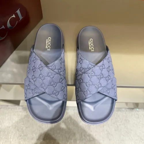 Replica Gucci Slippers For Men #1471160 $56.00 USD for Wholesale