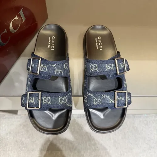 Replica Gucci Slippers For Men #1471169 $60.00 USD for Wholesale