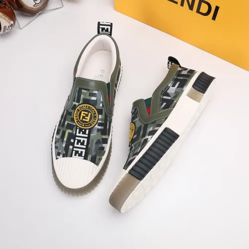 Replica Fendi Casual Shoes For Men #1471185 $72.00 USD for Wholesale