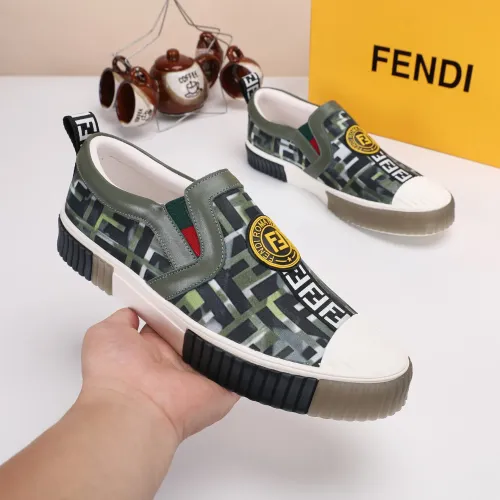 Replica Fendi Casual Shoes For Men #1471185 $72.00 USD for Wholesale