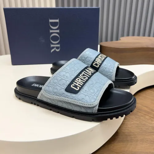 Cheap Christian Dior Slippers For Men #1471358, $$85.00 USD On Christian Dior Slippers