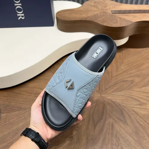Replica Christian Dior Slippers For Men #1471361 $85.00 USD for Wholesale
