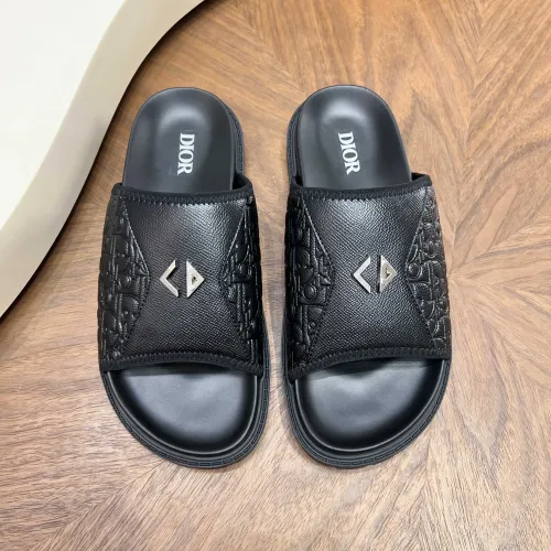 Replica Christian Dior Slippers For Men #1471362 $85.00 USD for Wholesale