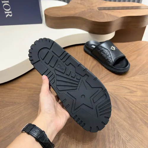 Replica Christian Dior Slippers For Men #1471362 $85.00 USD for Wholesale