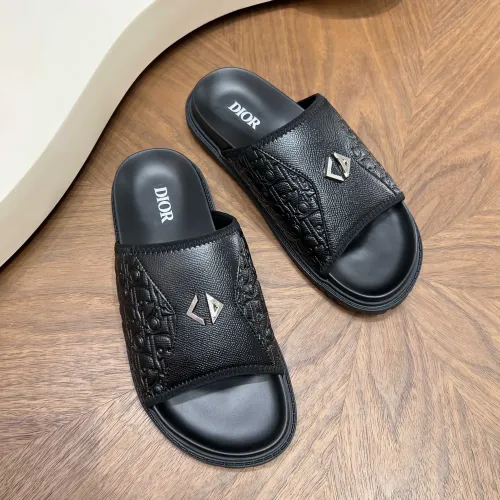 Replica Christian Dior Slippers For Men #1471362 $85.00 USD for Wholesale