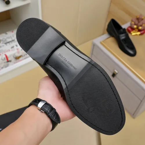 Replica Dolce & Gabbana D&G Leather Shoes For Men #1471372 $88.00 USD for Wholesale