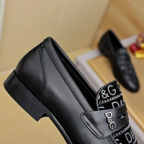 Replica Dolce & Gabbana D&G Leather Shoes For Men #1471375 $88.00 USD for Wholesale