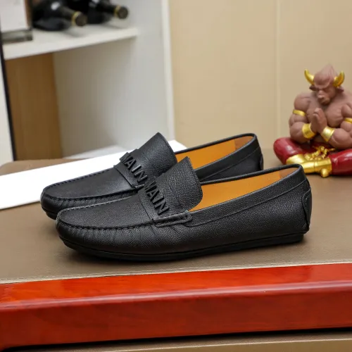 Replica Balmain Leather Shoes For Men #1471376 $76.00 USD for Wholesale