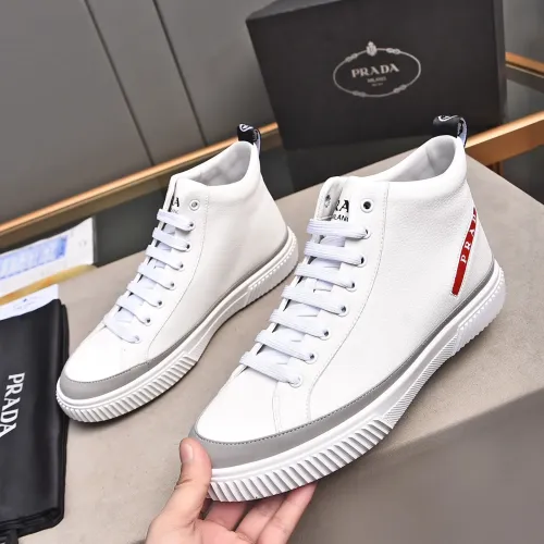 Cheap Prada High Top Shoes For Men #1471484, $$85.00 USD On Prada High Top Shoes