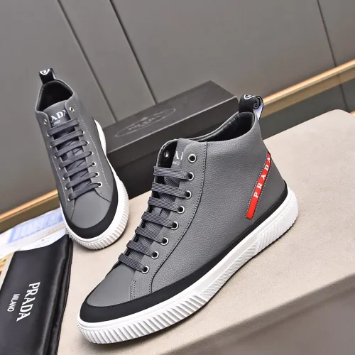 Replica Prada High Top Shoes For Men #1471485 $85.00 USD for Wholesale