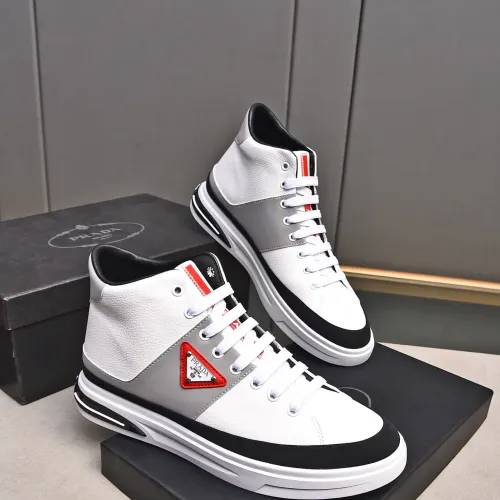 Replica Prada High Top Shoes For Men #1471487 $85.00 USD for Wholesale