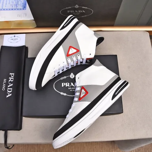 Replica Prada High Top Shoes For Men #1471487 $85.00 USD for Wholesale