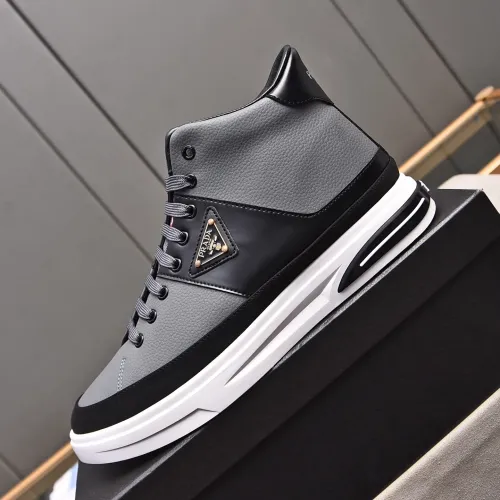 Replica Prada High Top Shoes For Men #1471488 $85.00 USD for Wholesale