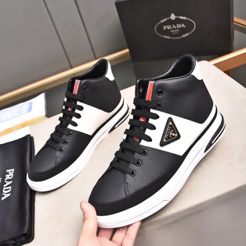 Cheap Prada High Top Shoes For Men #1471489, $$85.00 USD On Prada High Top Shoes
