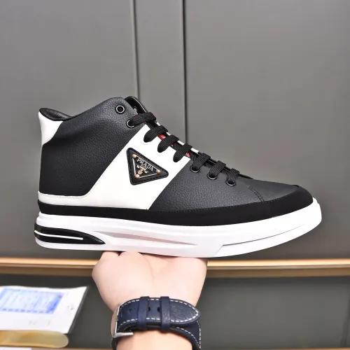 Replica Prada High Top Shoes For Men #1471489 $85.00 USD for Wholesale