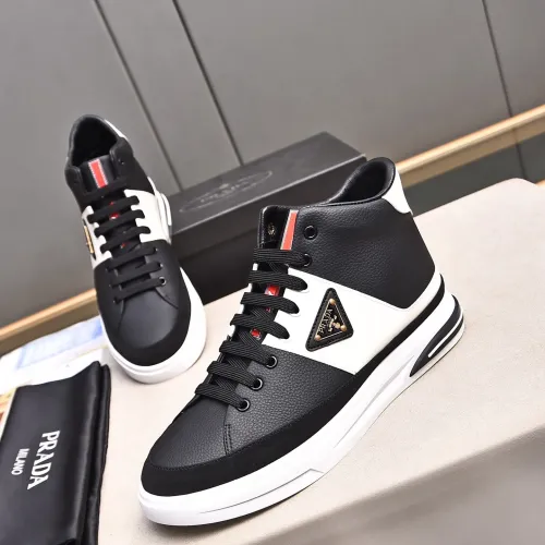 Replica Prada High Top Shoes For Men #1471489 $85.00 USD for Wholesale