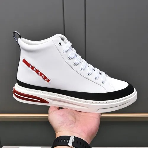 Replica Prada High Top Shoes For Men #1471490 $85.00 USD for Wholesale