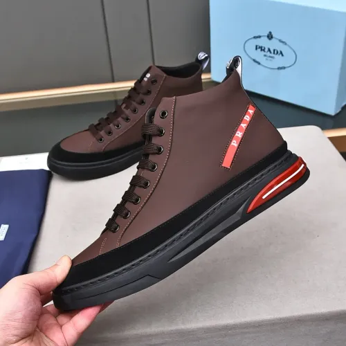 Replica Prada High Top Shoes For Men #1471491 $85.00 USD for Wholesale