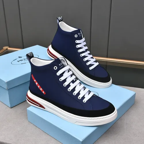 Replica Prada High Top Shoes For Men #1471492 $85.00 USD for Wholesale
