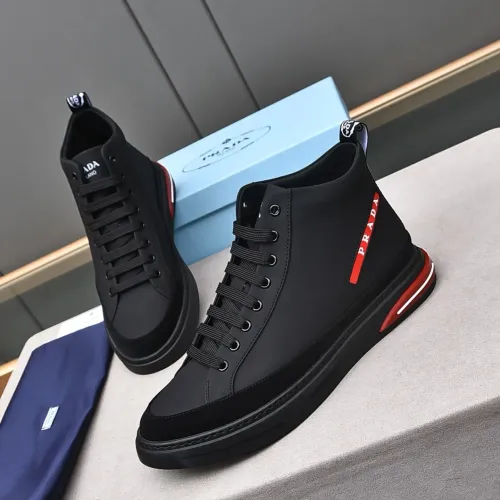 Cheap Prada High Top Shoes For Men #1471493, $$85.00 USD On Prada High Top Shoes