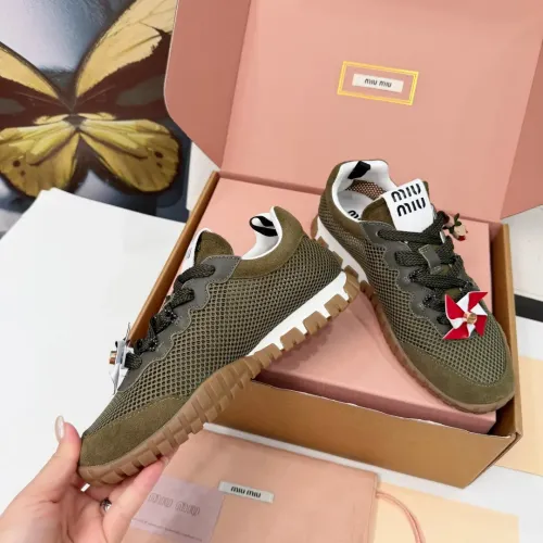 Replica MIU MIU Casual Shoes For Women #1471513 $100.00 USD for Wholesale