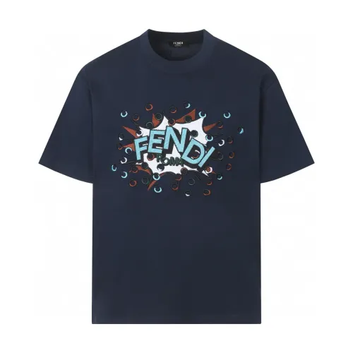Cheap Fendi T-Shirts Short Sleeved For Men #1471630, $$39.00 USD On Fendi T-Shirts