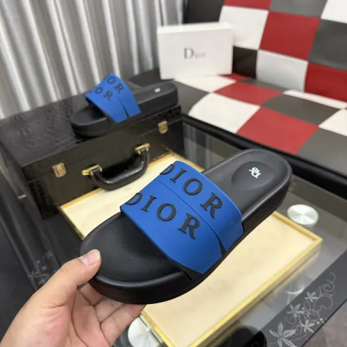 Replica Christian Dior Slippers For Men #1471736 $45.00 USD for Wholesale